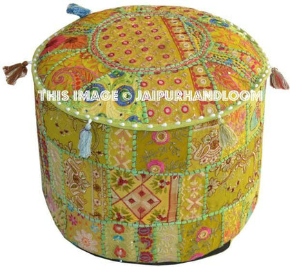 Coffs Poufs - 18X13 inches-Jaipur Handloom