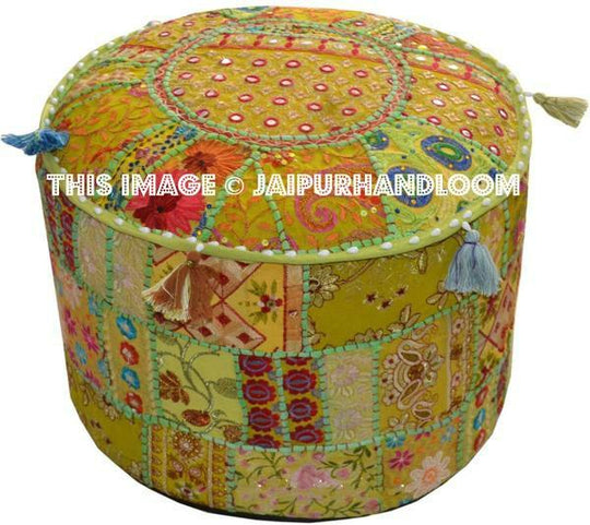 Coffs Poufs - 18X13 inches-Jaipur Handloom