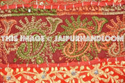Colorful Pouf Ottoman-Jaipur Handloom