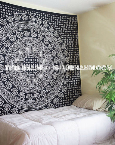 Cool Dorm Tapestry Decorative Mandala Curtains Hippie Beach Blankets-Jaipur Handloom