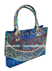 Corsby Mandala Bag Women's Handbag Tote Bag-Jaipur Handloom