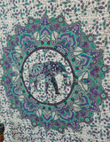 Cheap Psychedelic Tapestry Cute Elephant Mandala Dorm Tapestries-Jaipur Handloom