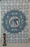 Cheap Psychedelic Tapestry Cute Elephant Mandala Dorm Tapestries-Jaipur Handloom