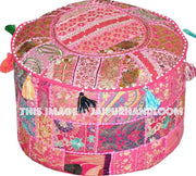 Dandenong Pouffe - 22X12 inches-Jaipur Handloom