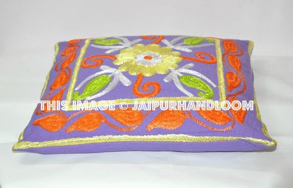 Decorative Throw Pillow, Suzani Pillow, Cotton Cushion Cover, Bed Pillow, Moroccan Pillow, Indian Pillow, Suzani Pillow Cover-Jaipur Handloom