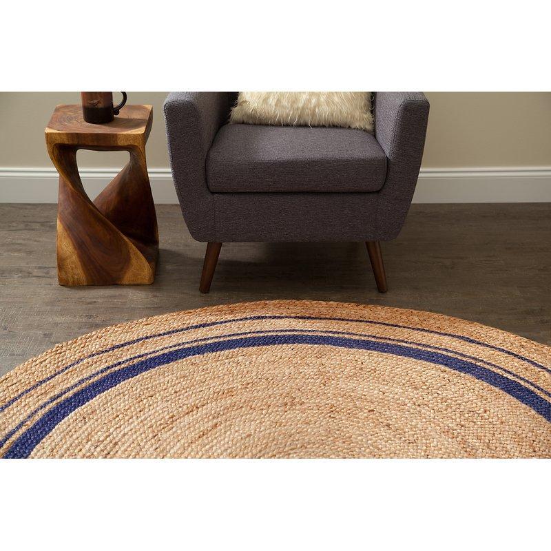 organic jute round rug for kids room | Jaipur Handloom