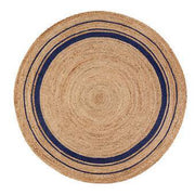 Natural Fiber Jute Accent Area Carpet Rug 6 ft Round For Living Room Floor | Jaipur Handloom