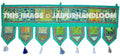 Door Valance topper window hanging toran pelmets-Jaipur Handloom
