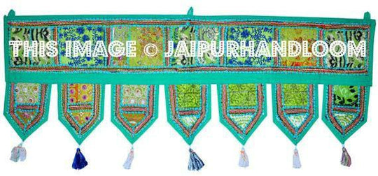 Door Valance topper window hanging toran pelmets-Jaipur Handloom