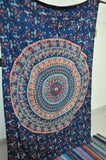 Dorm Indian mandala Tapestry Bohemian Floral Wall Hanging decorative curtains-Jaipur Handloom