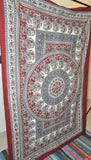 Dorm Indian mandala Tapestry Twin Cotton Bed Spread Bed Sheet-Jaipur Handloom