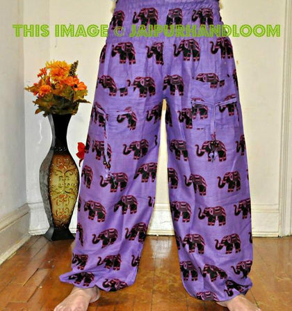 Elephant mens harem pants burning man mens clothing