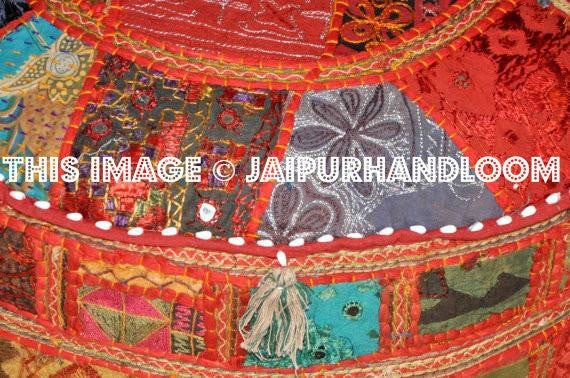 Embroidered Ottoman-Jaipur Handloom