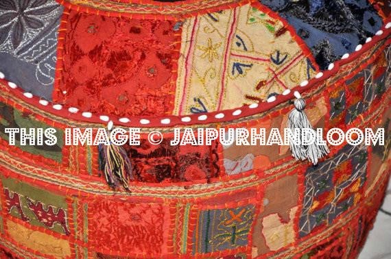Embroidered Ottoman-Jaipur Handloom