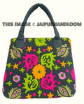 Embroidered Suzani Bag Indian Tote, Ethnic Bag, Tote Bag-Jaipur Handloom