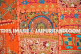 Extra Large Bohemian Floor Cushions in Square Shape Boho Toss Pillows-Jaipur Handloom