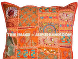 Extra Large Bohemian Floor Cushions in Square Shape Boho Toss Pillows-Jaipur Handloom