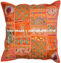Extra Large Bohemian Floor Cushions in Square Shape Boho Toss Pillows-Jaipur Handloom