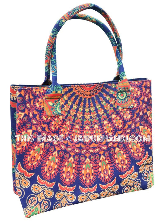 Fabiloa Mandala Bag Women's Handbag Tote Bag-Jaipur Handloom