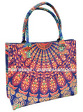 Fabiloa Mandala Bag Women's Handbag Tote Bag-Jaipur Handloom