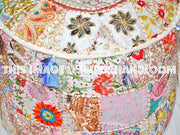 Footstool floor pillows-Jaipur Handloom