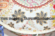 Footstool floor pillows-Jaipur Handloom
