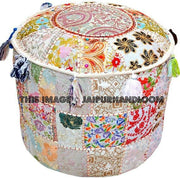 Footstool floor pillows-Jaipur Handloom