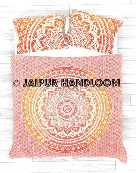 Fortuna Mandala Duvet Cover-Jaipur Handloom