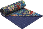 Frida Kahlo Kantha Sofa Throw Blanket