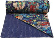 frida kahlo queen size kantha bedding bedspread