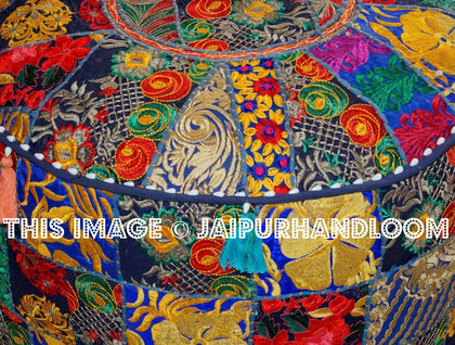 Gambier Poufs - 22X12 inches-Jaipur Handloom