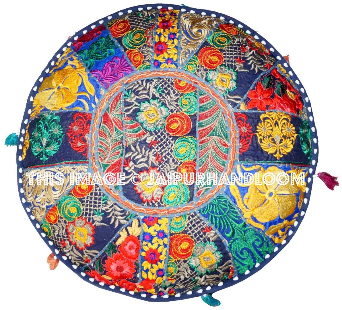 Gambier Poufs - 22X12 inches-Jaipur Handloom