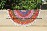 Gayathri Round Beach Towel-Jaipur Handloom