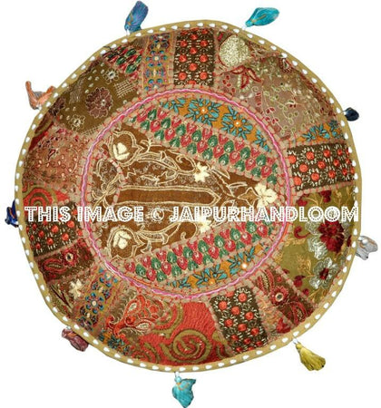 Geelong Ottomans & Poufs - 22X12 inches-Jaipur Handloom