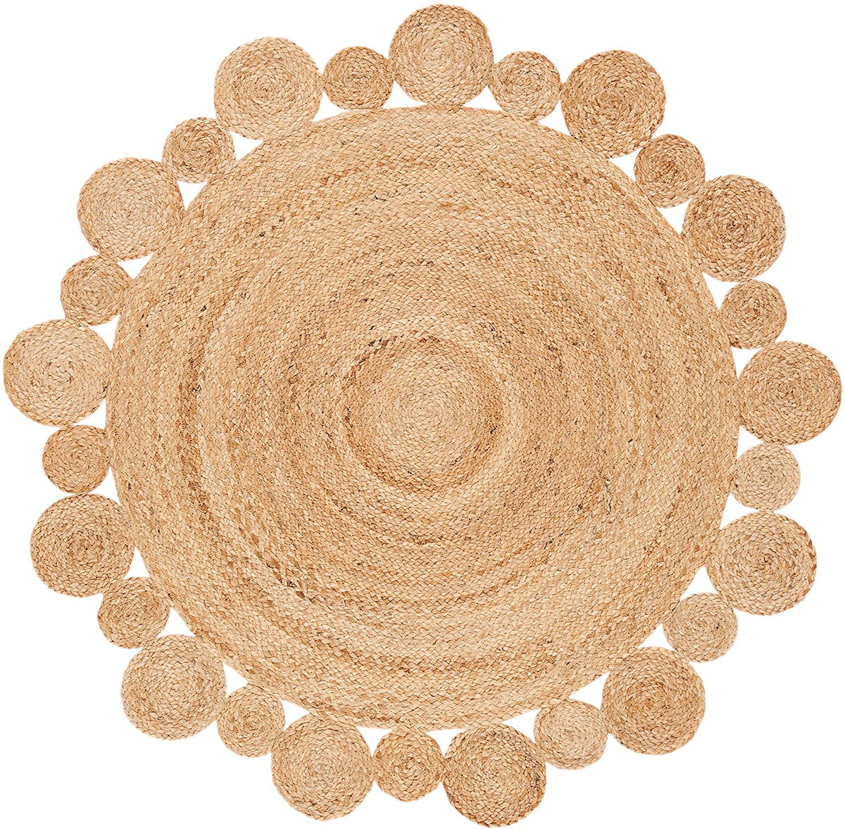 Get Bohemian Jute Round Rug