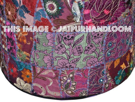 Giant Pouf Ottoman-Jaipur Handloom