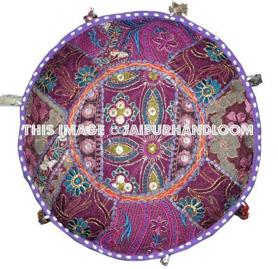 Giant Pouf Ottoman-Jaipur Handloom