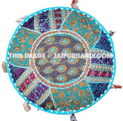 Gosford Pouf ottomans - 18X13 inches-Jaipur Handloom