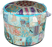 Gosford Pouf ottomans - 18X13 inches-Jaipur Handloom