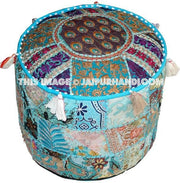 Gosford Pouf ottomans - 18X13 inches-Jaipur Handloom