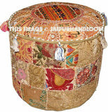 Grafton Pouf ottomans - 18X13 inches-Jaipur Handloom