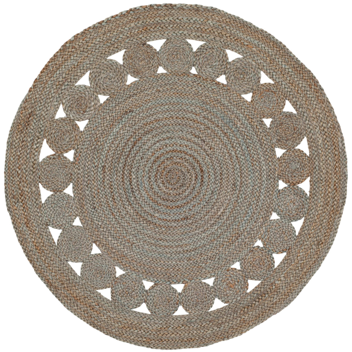 Natural Jute Round Patio Area Rug Mats