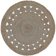 Natural Jute Round Patio Area Rug Mats