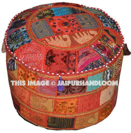 Gypsy pouf Ottoman Bohemian Pouf Footstool