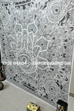 Hamsa Hand of Fatima Good Luck Tapestry Wall hanging Cute Queen Bedspread-Jaipur Handloom