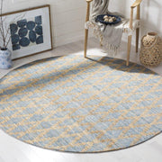 Hand-Braided 6 ft X 6 ft Round Rug for Living Room & Bedroom Area | Jaipur Handloom