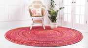 cotton chindi area rug 8 ft. X 8 ft. | Jaipur Handloom