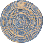 Antique Office Area Carpet Round Rug | Jaipur Handloom