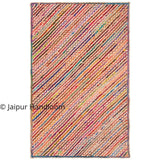 Indian Braided Floor Rugs Handmade Chindi Rugs Vintage Jute Door Mats Floor Mats Carpet-Jaipur Handloom