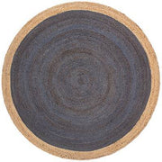 Hand Braided Natural Jute Door Mats Bathroom Rugs 3 Feet Round | Jaipur Handloom